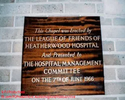 Entrance Dedication Plaque